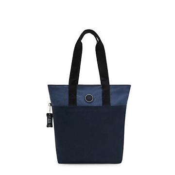 Kipling Hanifa 15" Tote Bag Laptoptassen Blauw | BE 1298MQ